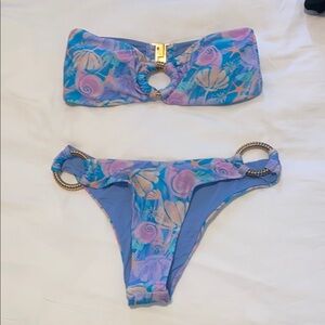 Blackbough Blue and Pink Bikini Set